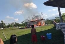 San Martín: Familia pierde todas sus pertenencias tras incendio en Santa Rosillo de Yanayacu